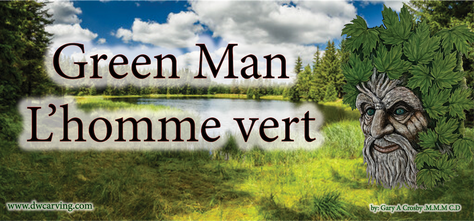 Green Man Sculpture and Story soon to be a Novel